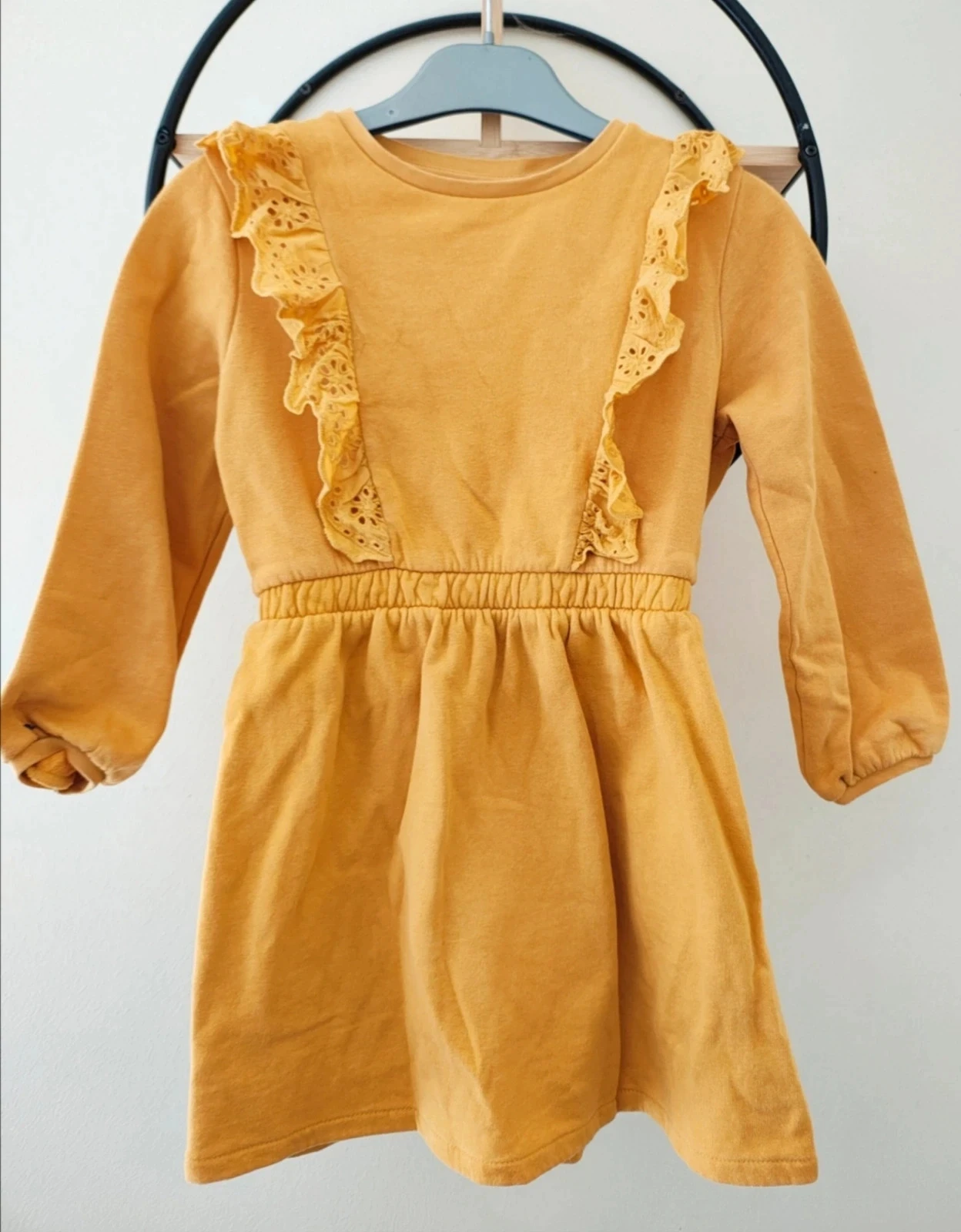 6 ans robe volant dentelle kiabi